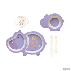 Hippo Shaped Dish Set