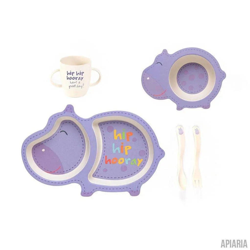 Hippo Shaped Dish Set