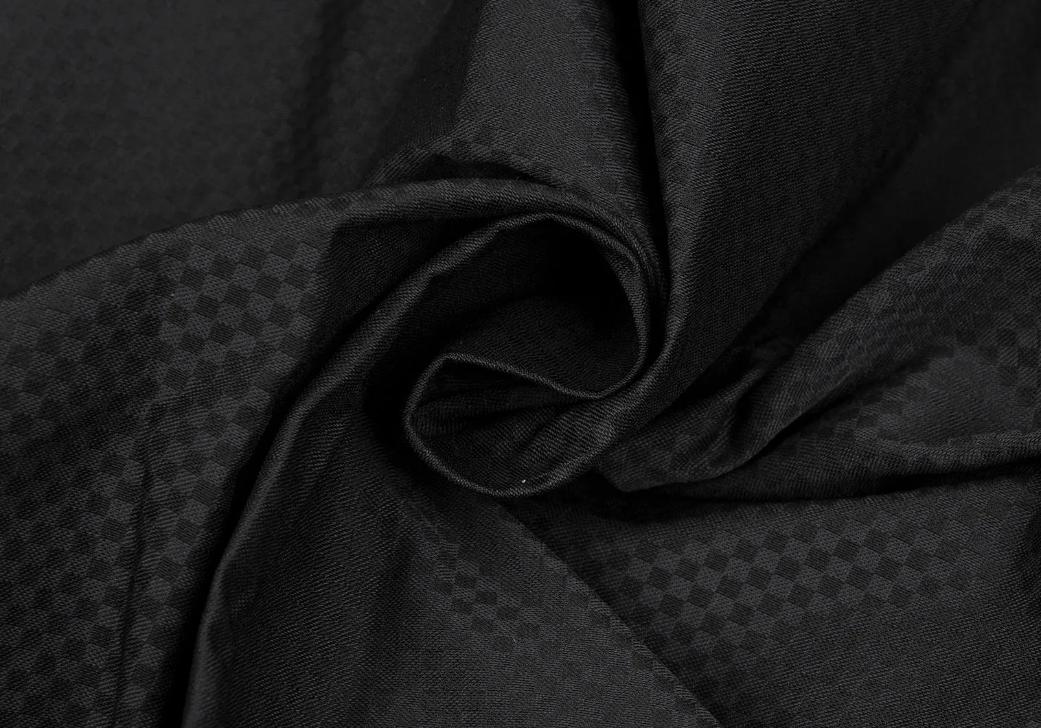 HIROKO KOSHINO JAPAN. HIROKO BIS. Black Block Checker Tuck Design Skirt