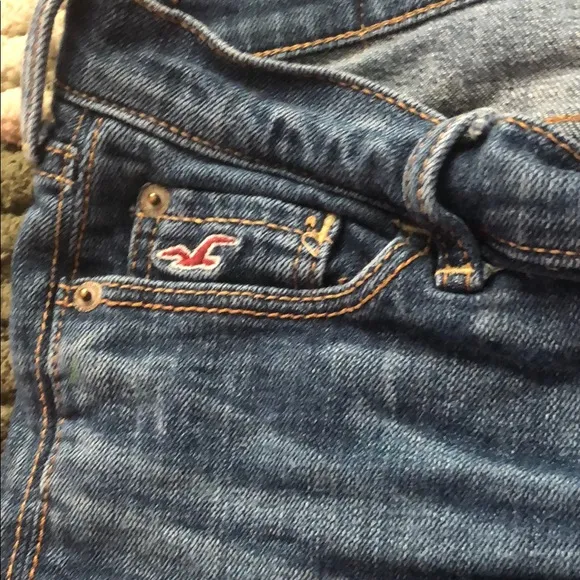 Hollister Blue Denim Shorts