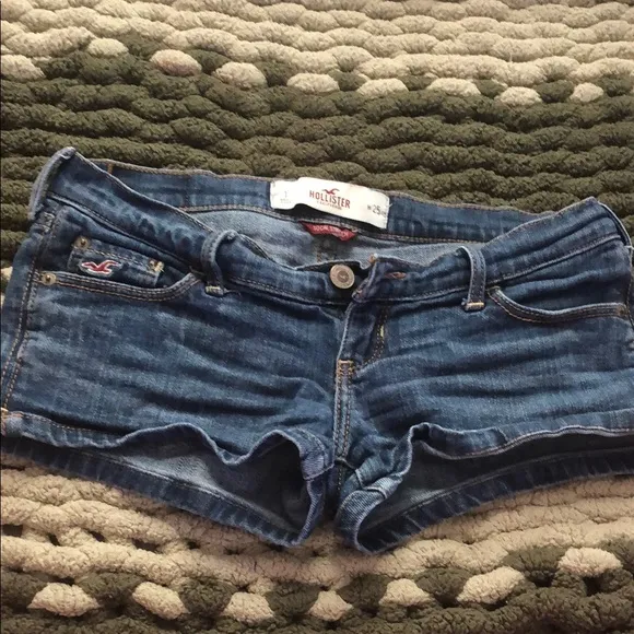 Hollister Blue Denim Shorts