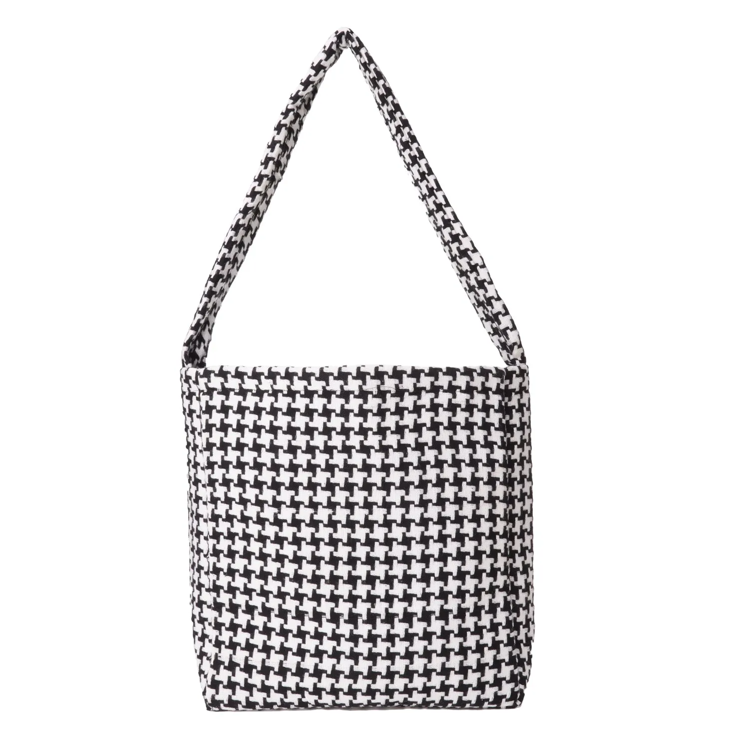 HONDSTOOTH TOTE BAG
