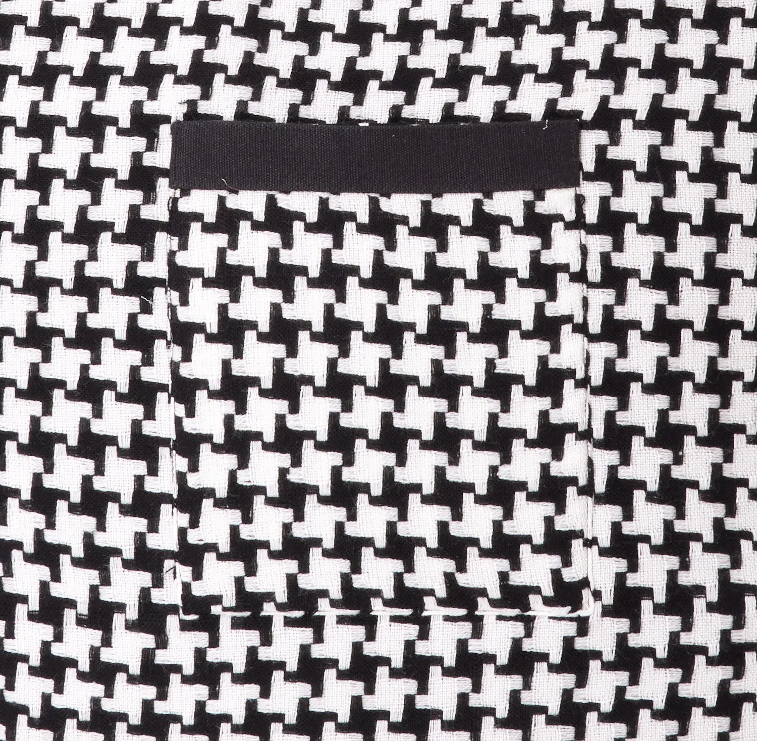 HONDSTOOTH TOTE BAG