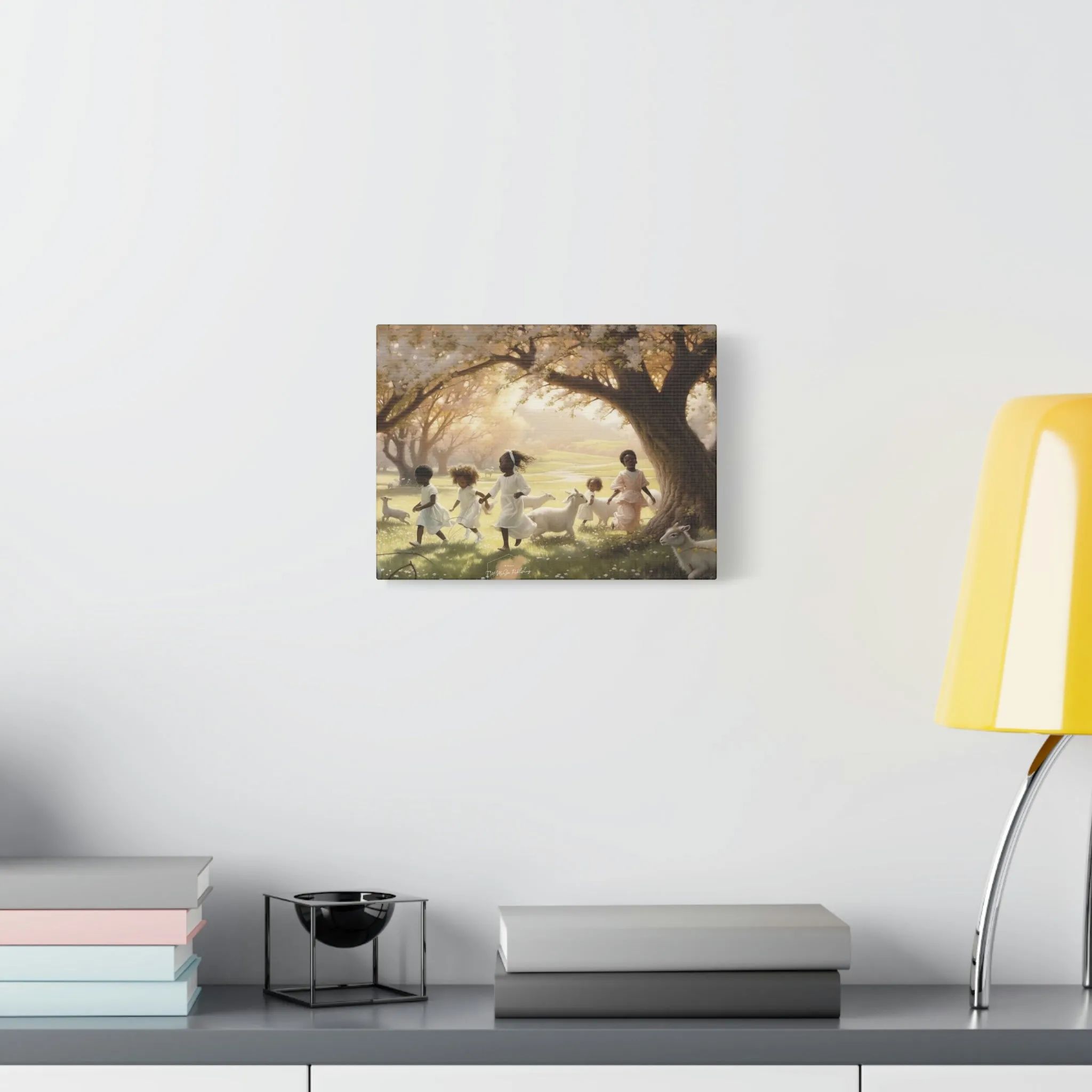 In The Valley African American Art oil painting inspired Matte Canvas, Stretched, 1.25"