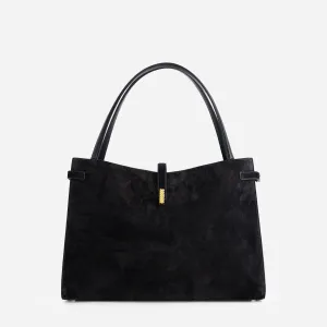 Isla Tote - Suede Black