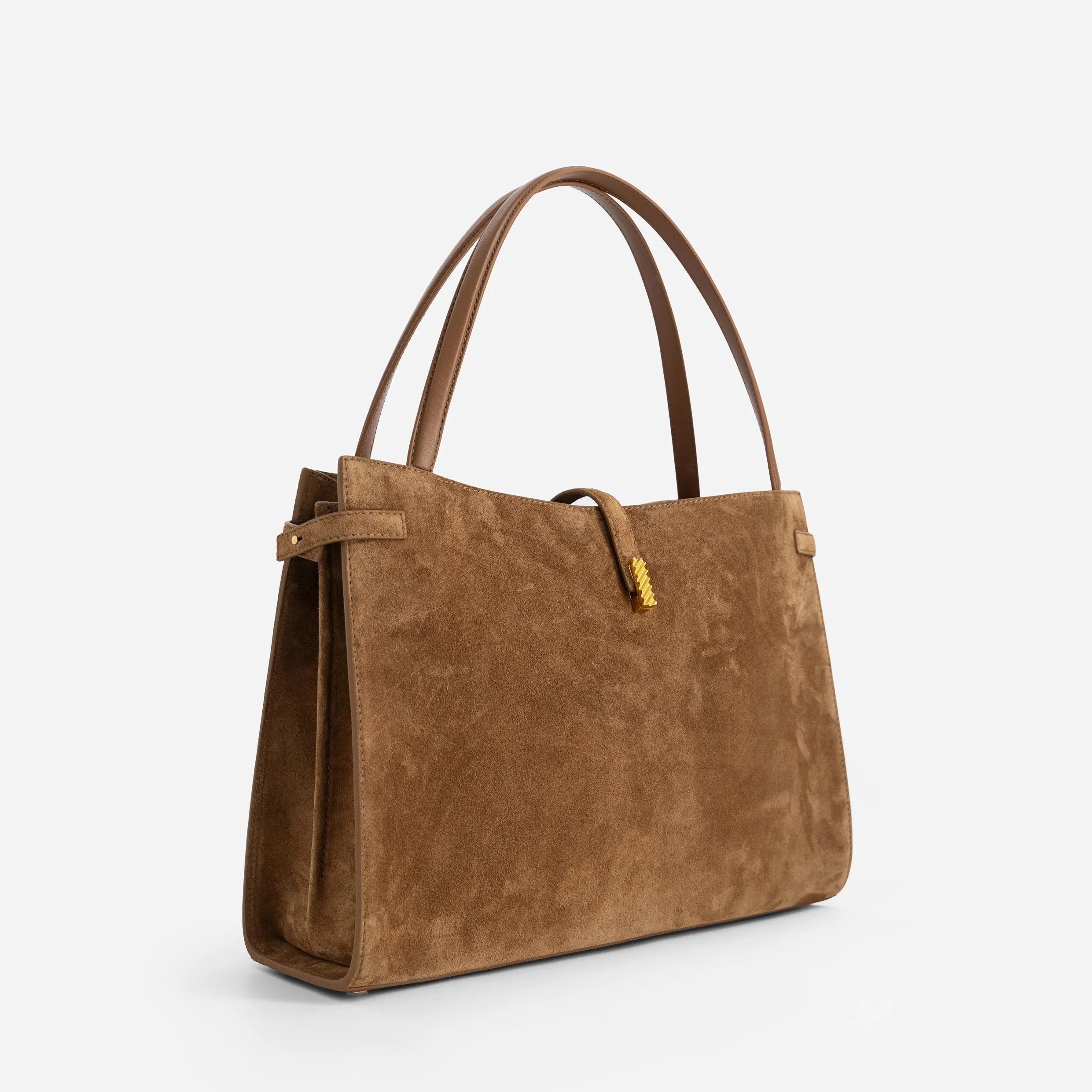 Isla Tote - Suede Caramel