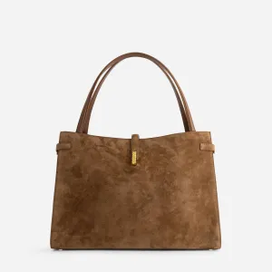 Isla Tote - Suede Caramel