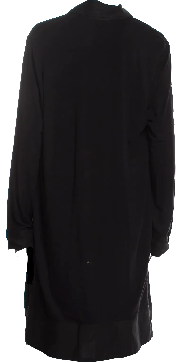 IVAN GRUNDAHL Copenhagen. Open Front Viscose Black Sweater