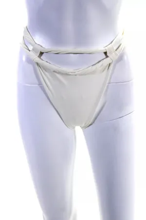 Jacquemus Paris. NEW. NWT. Le Bas De Maillot Sofio Bikini Bottoms - Beige SZ: XXS, M, OR L