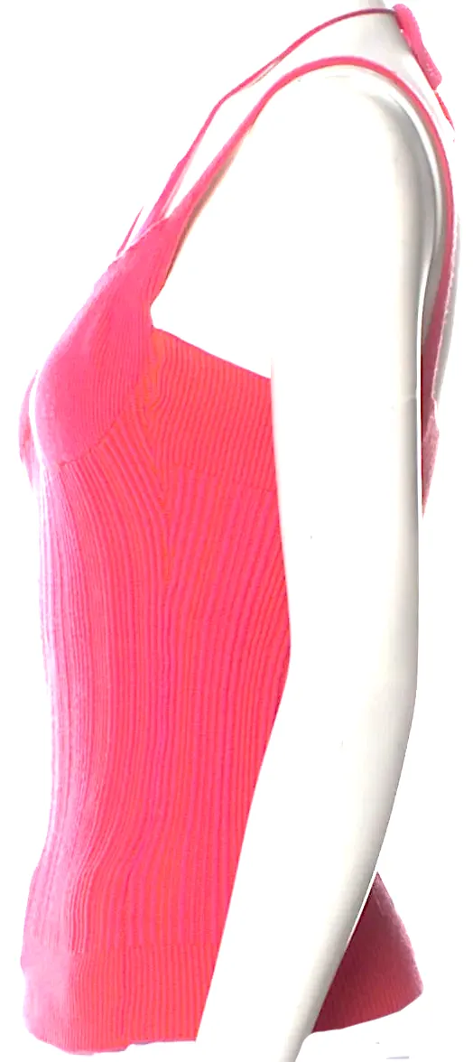 JACQUEMUS PARIS. NEW. NWT. PInk Viscose Blend Sleeveless Top