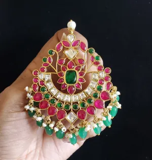 Jadau Kundan Round Pendant