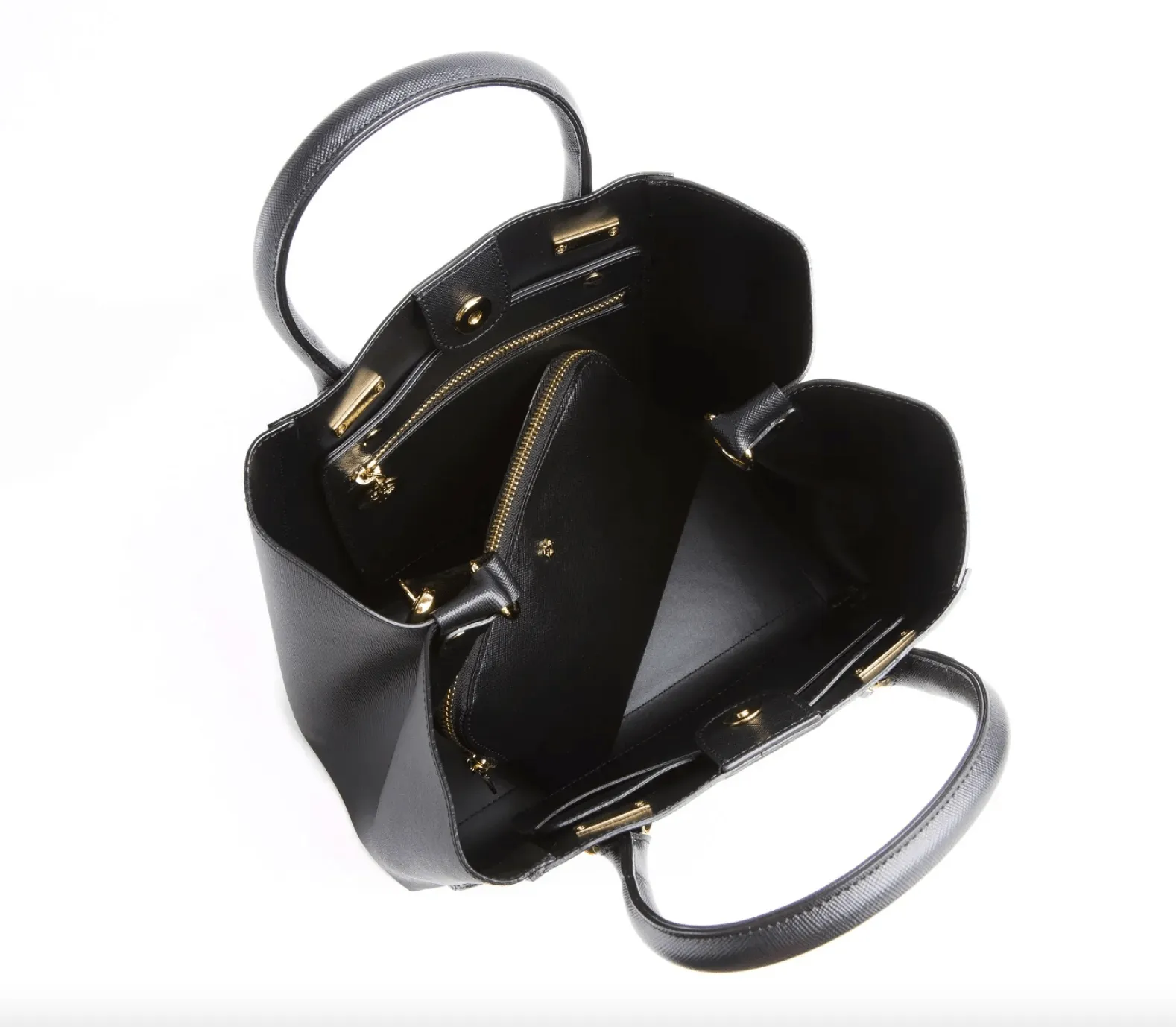 Jane Vegan Leather Handbag | Black