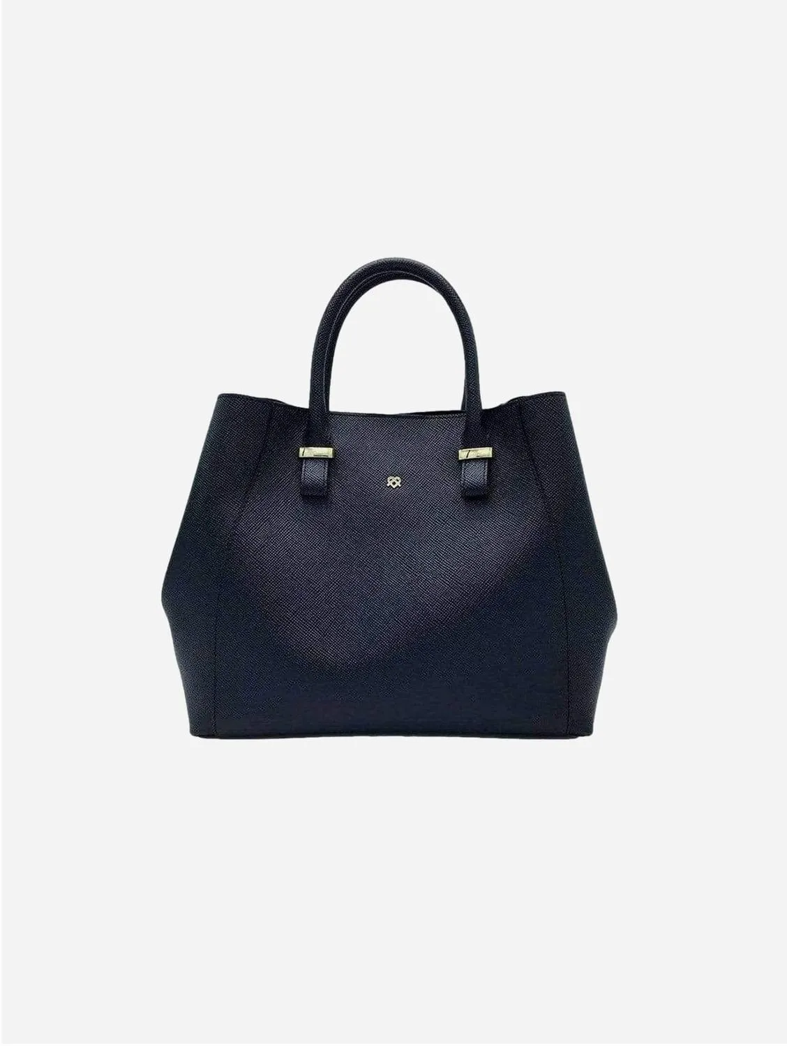 Jane Vegan Leather Handbag | Black