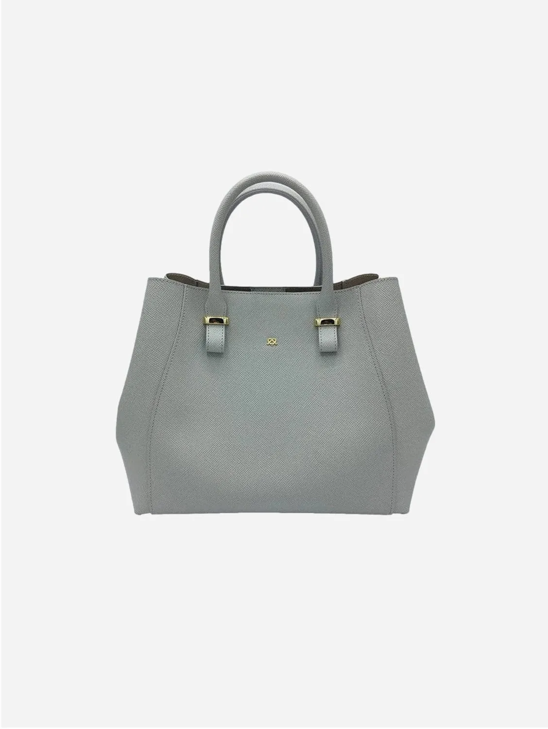 Jane Vegan Leather Handbag | Grey