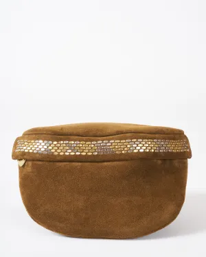 jem crossbody - moss suede