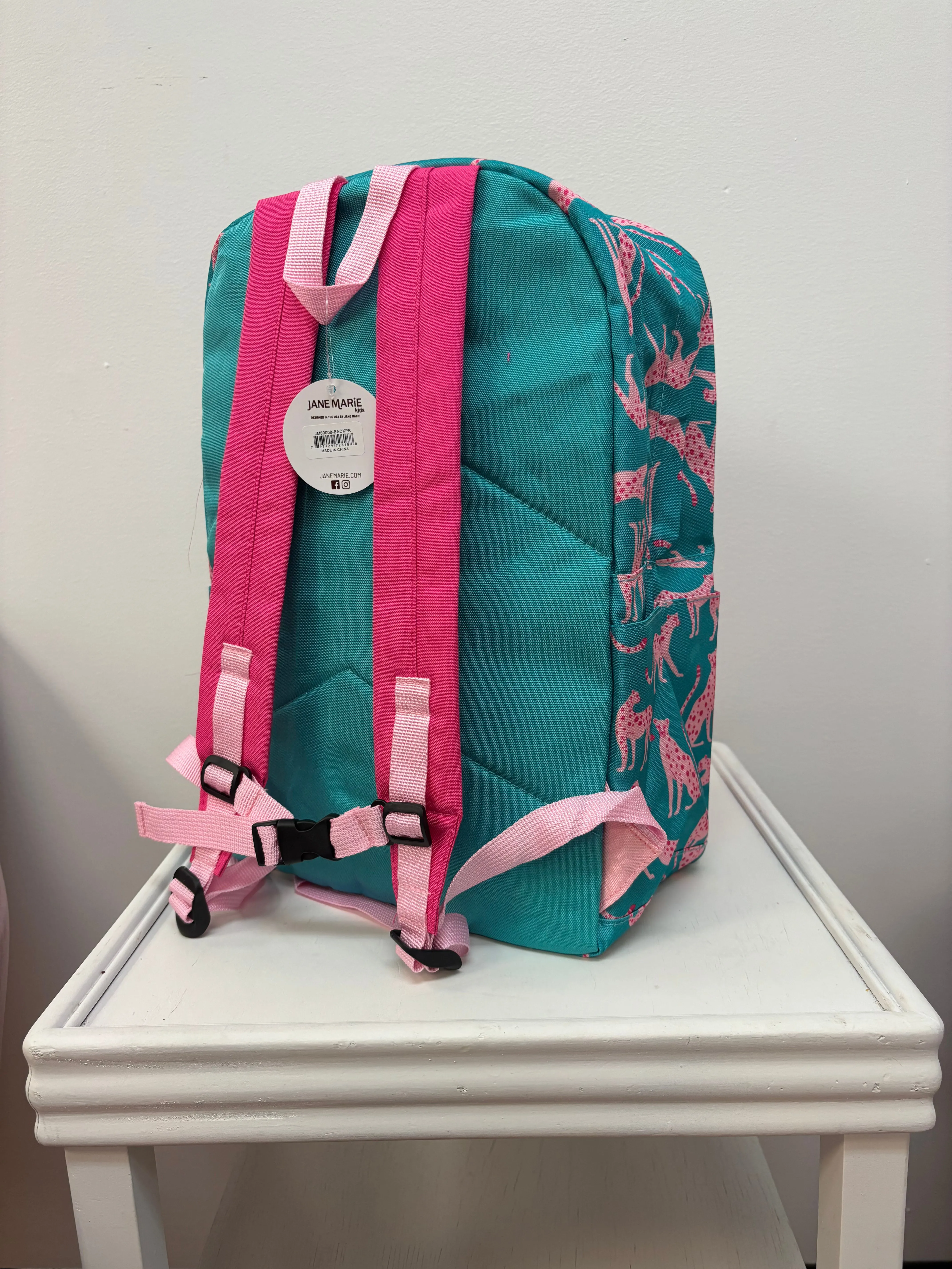 JM Girls Fun Prints Vinyl Backpack