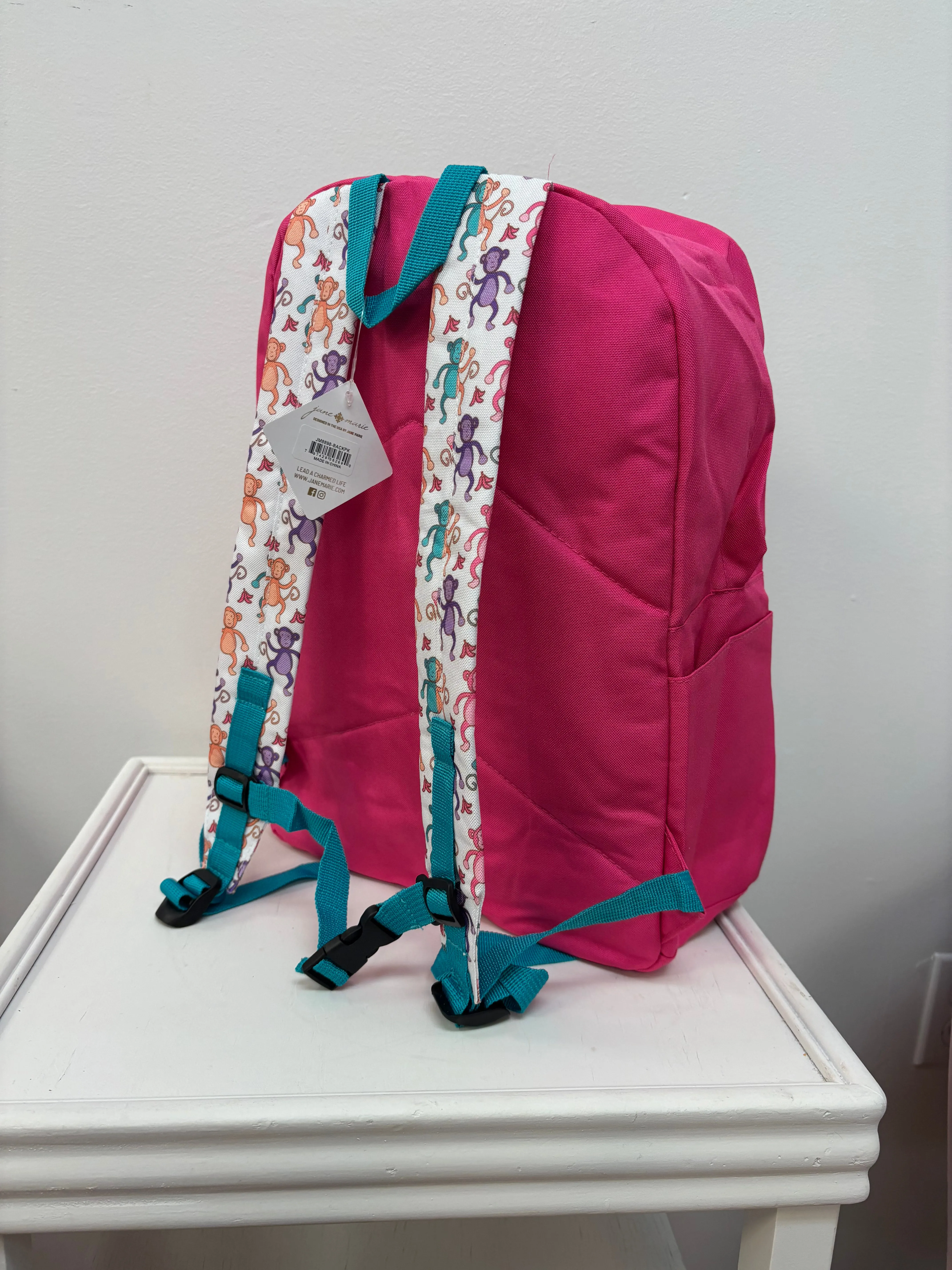JM Girls Fun Prints Vinyl Backpack