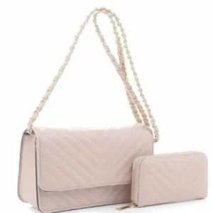 Juliet Trendy Bag Quilted Crossbody Bag Zipper Closure