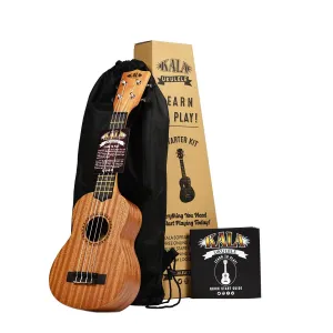 KALA Learn To Play The Ukulele Starter Kit, Soprano