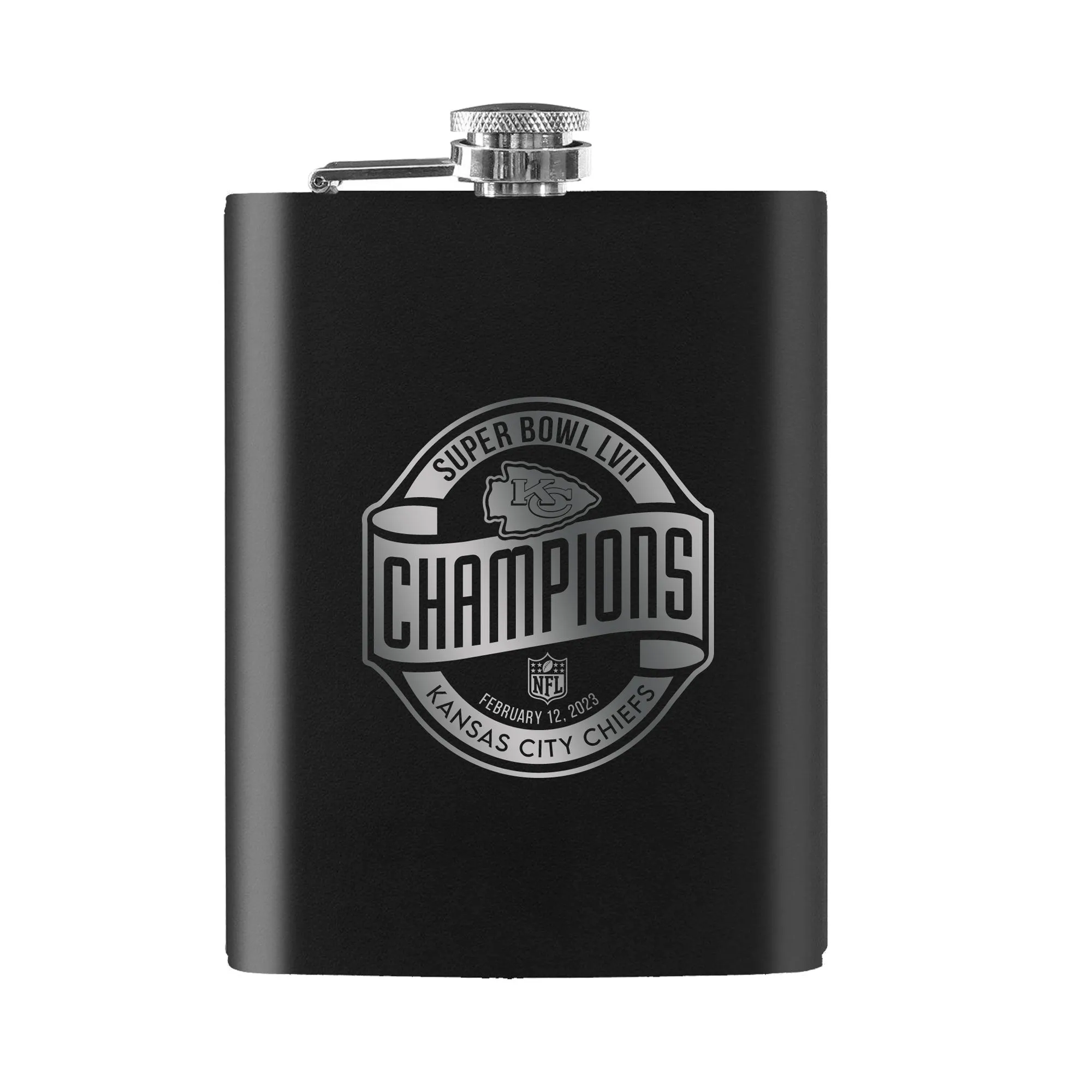Kansas City Chiefs Flask | 2023 Super Bowl Champions 8 oz