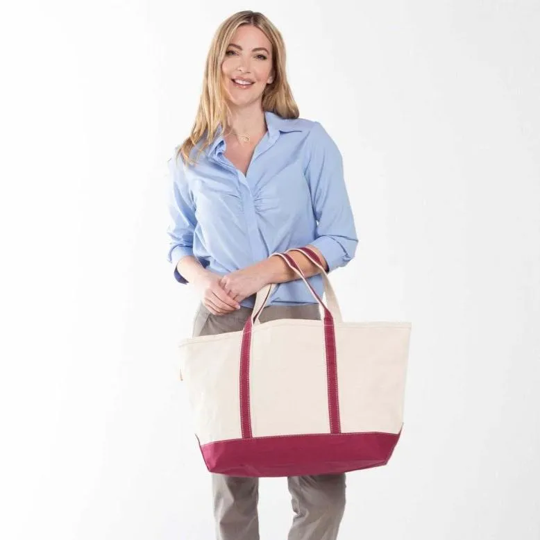 Kappa Alpha Theta Large Canvas Tote Bag
