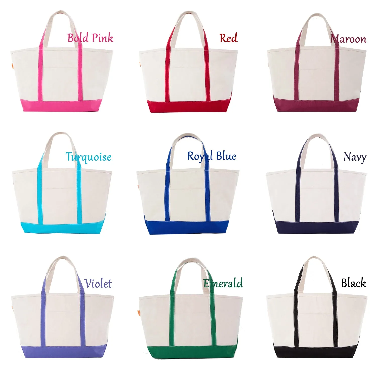 Kappa Alpha Theta Large Canvas Tote Bag