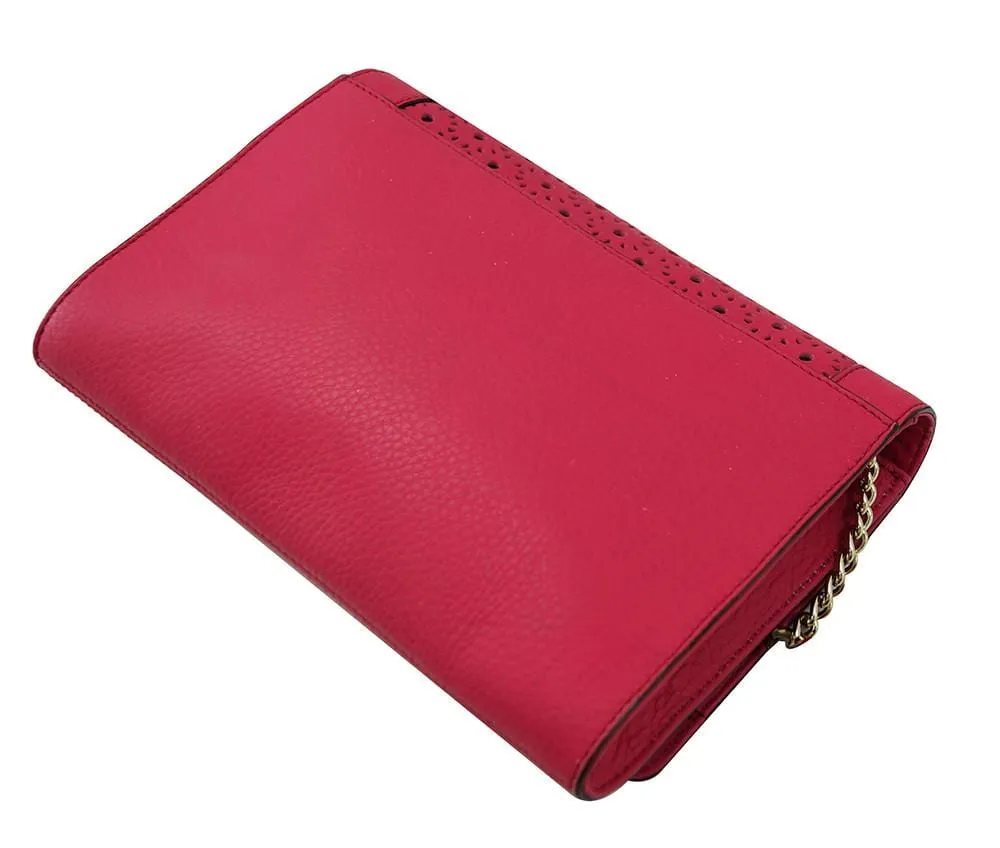 Kate Spade Kari Perri Lane Pink Leather Crossbody Shoulder Bag TT391