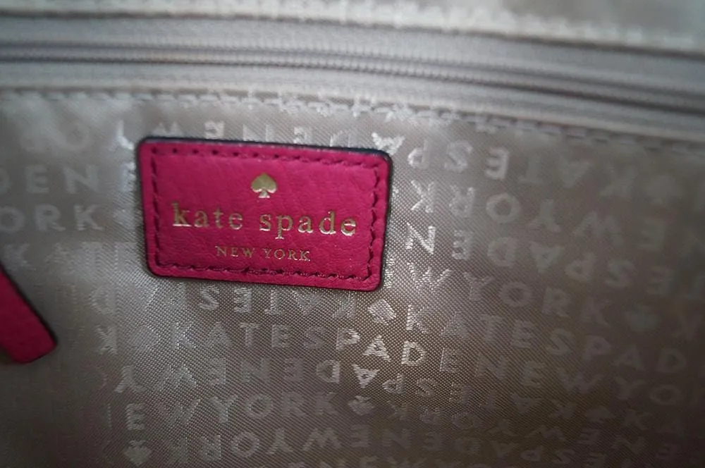 Kate Spade Kari Perri Lane Pink Leather Crossbody Shoulder Bag TT391