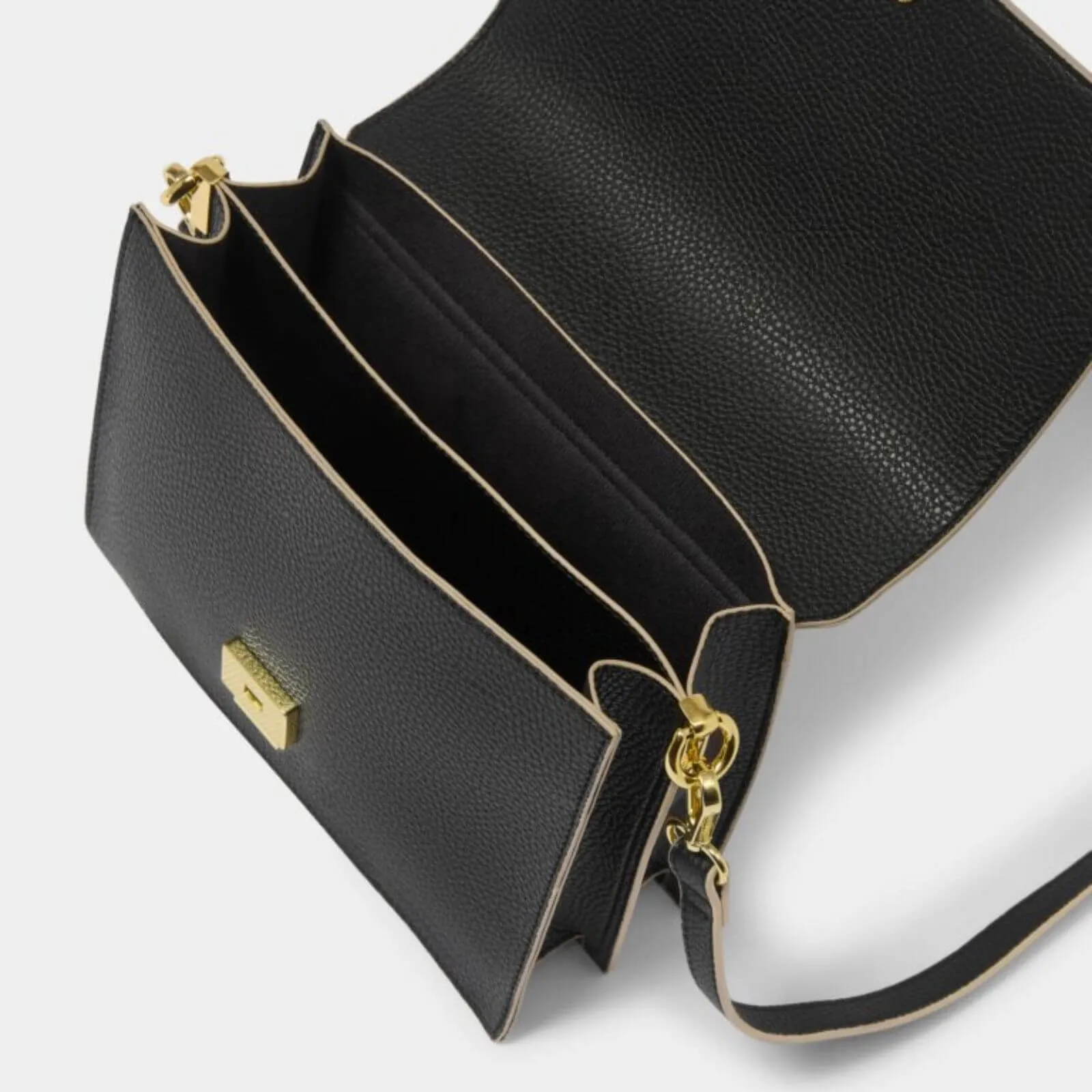Katie Loxton Orla Divided Crossbody Bag - Black