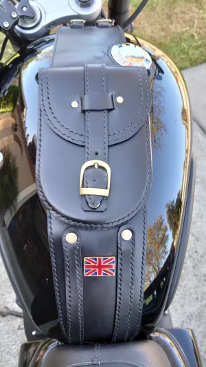 KB-TTBUJ - Triumph Bonneville Tank Bag w/ Union Jack Pin
