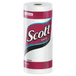 Kimberly-Clark Professional Scott Kitchen Roll Towels, Standard Roll, White, 128 per roll, 41482