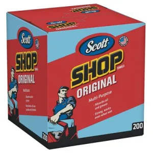 Kimberly-Clark Professional Scott® Shop Towel, Pop-Up Box, Blue, 75190