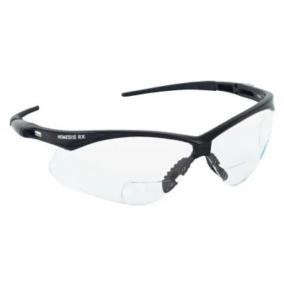 Kimberly-Clark Professional V60 Nemesis RX Safety Eyewear,  1.0 Diopter Polycarb Anti-Scratch Lenses, Black, 28618