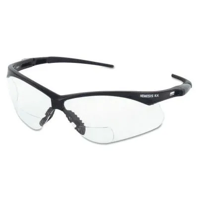 Kimberly-Clark Professional V60 Nemesis* RX Safety Eyewear,  2.0 Diopter Polycarb Anti-Scratch Lenses, Black, 28624
