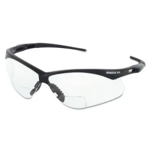 Kimberly-Clark Professional V60 Nemesis* RX Safety Eyewear,  2.0 Diopter Polycarb Anti-Scratch Lenses, Black, 28624