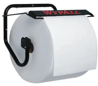 Kimberly-Clark Professional WypAll® Jumbo Wiper Dispenser, Wall, Metal, Black, 80579