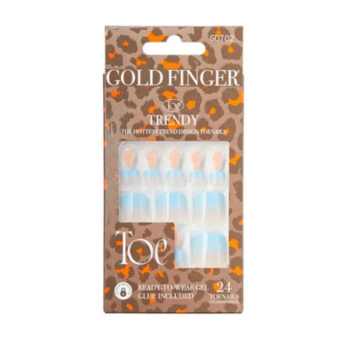 KISS Gel Gold Finger Trendy Toenails