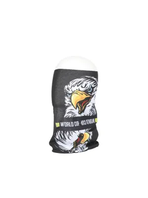 Komin LEVEL Multy Simple Golden Eagle czarny z orłem