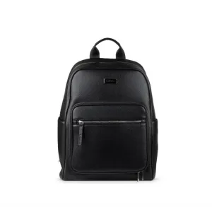 Lambert Vegan Leather Backpack   Diaper Bag - BLAKE