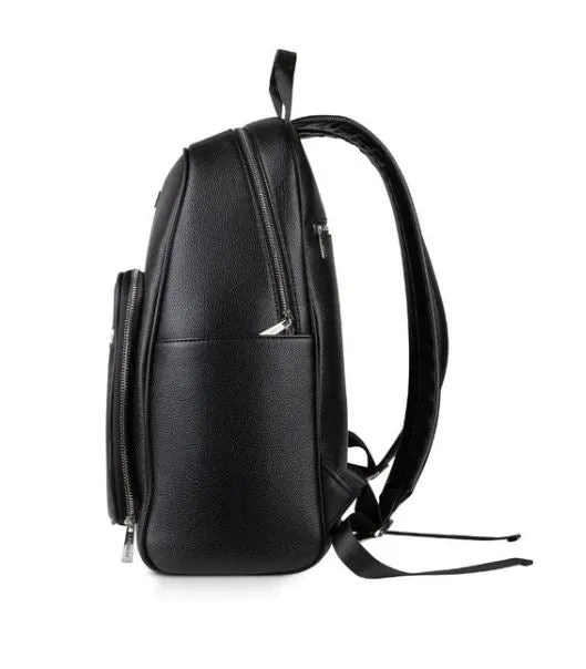 Lambert Vegan Leather Backpack   Diaper Bag - BLAKE
