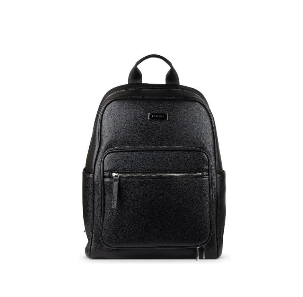 Lambert Vegan Leather Backpack   Diaper Bag - BLAKE