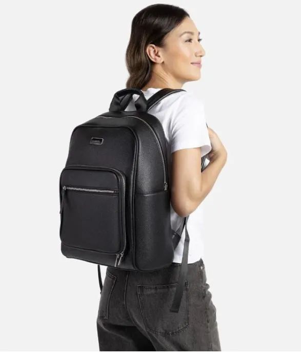 Lambert Vegan Leather Backpack   Diaper Bag - BLAKE