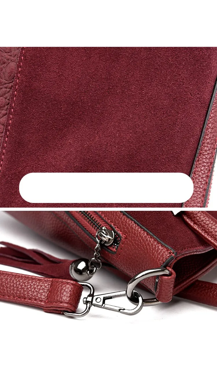 Large Capacity Bag Women's Autumn And Winter New Pattern Fashion Women's Bag Popular Frosted Women's Shoulder Bag Portable Bag