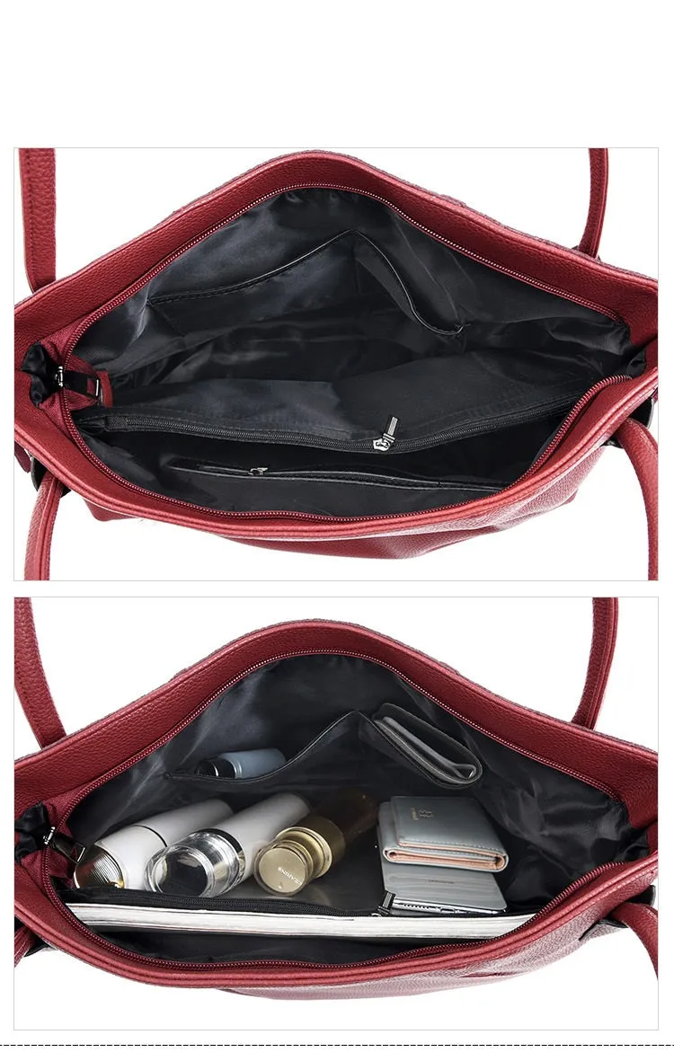 Large Capacity Bag Women's Autumn And Winter New Pattern Fashion Women's Bag Popular Frosted Women's Shoulder Bag Portable Bag
