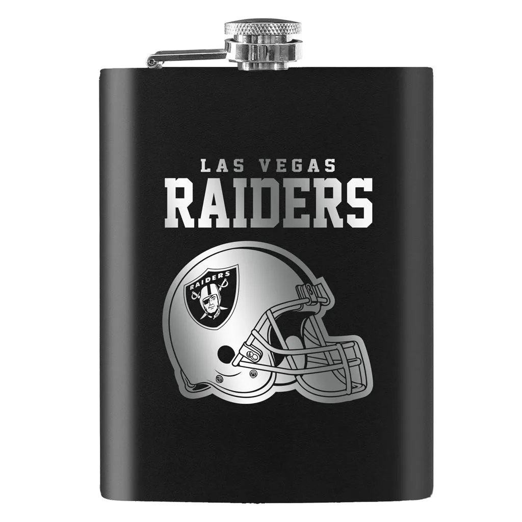 Las Vegas Raiders Flask | Laser-Etched 8oz
