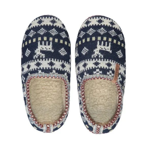 Laska Polyester Acrylic Knit Slipper
