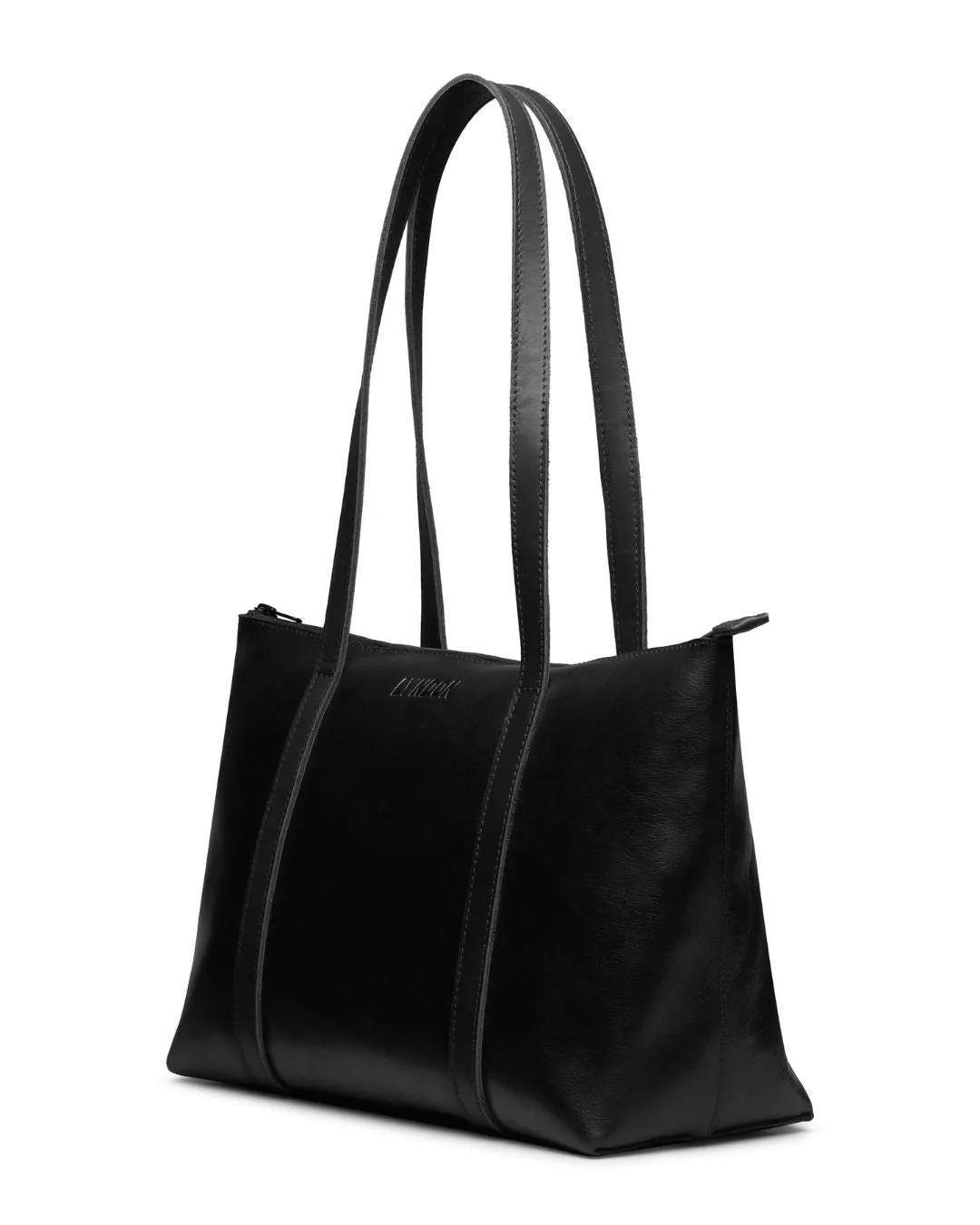 Leather Classic Tote Bag w/ Zipper