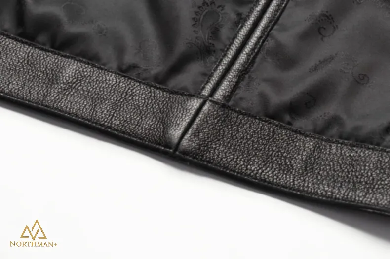 Leather Overcoat for men