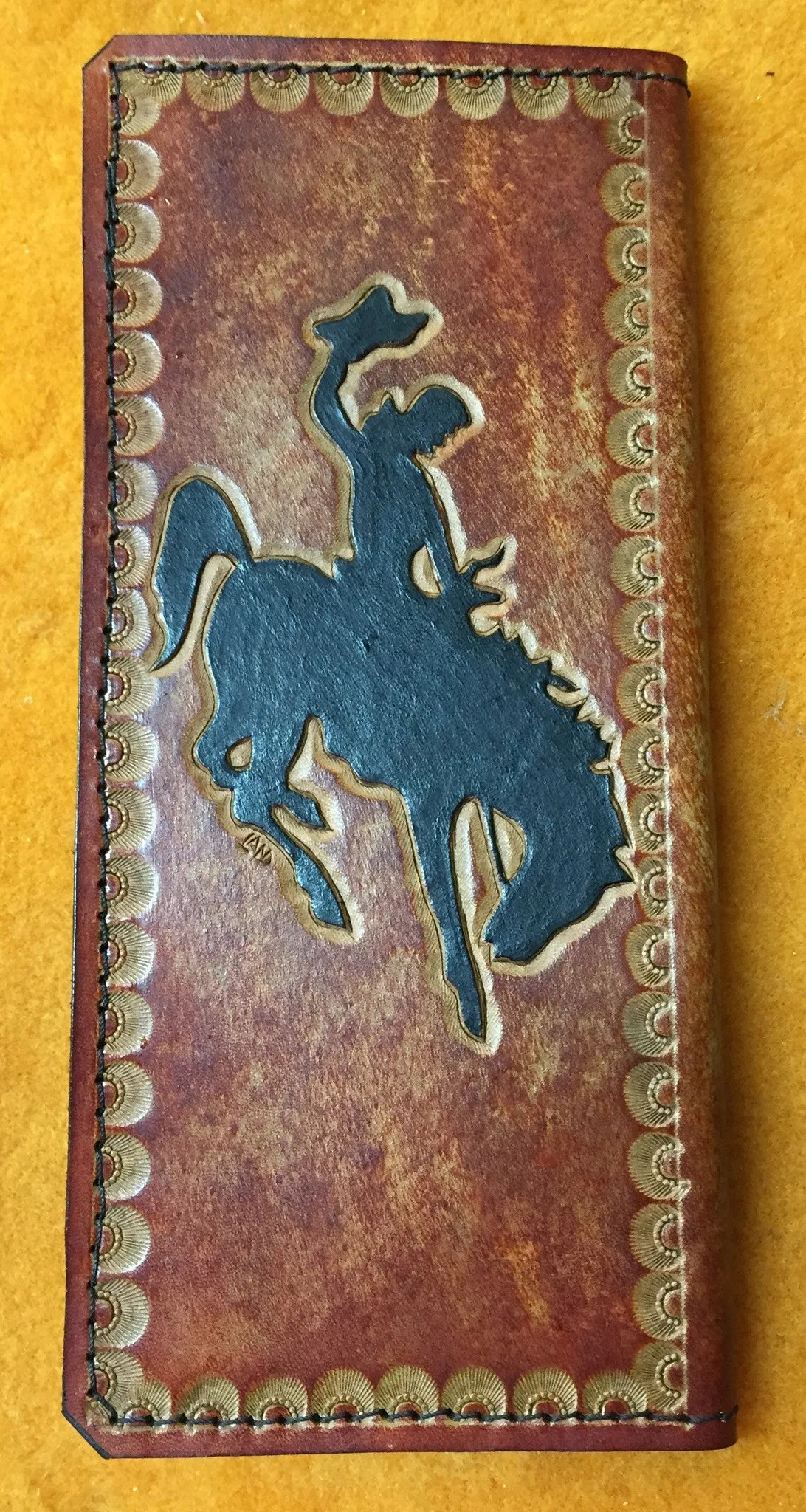 Leather Tally Book - Custom Handmade