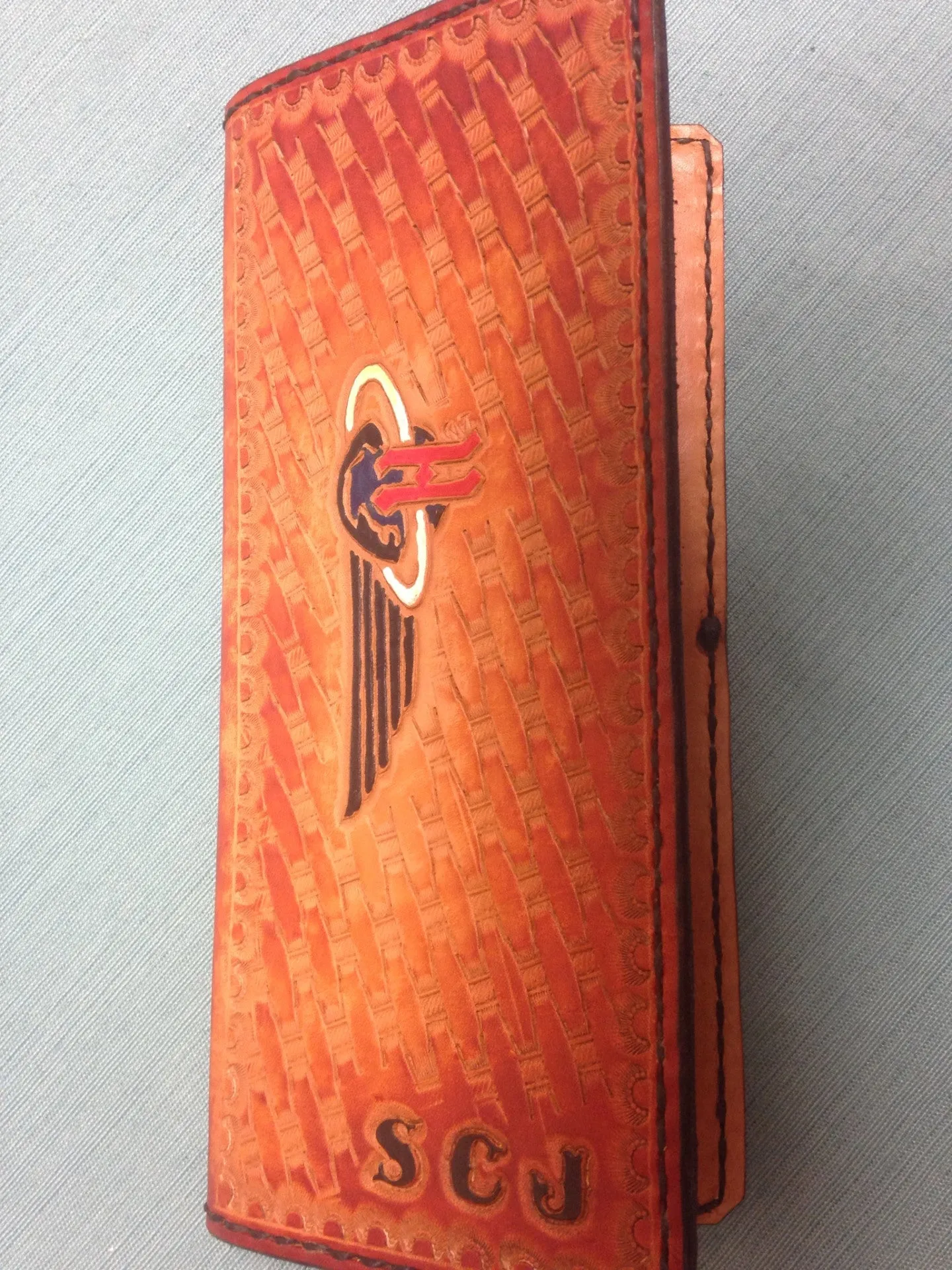 Leather Tally Book - Custom Handmade